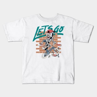 Lets Go Cycling Kids T-Shirt